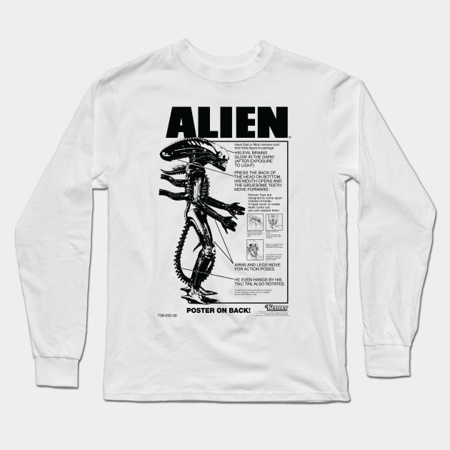 ALIEN Instructions Long Sleeve T-Shirt by Chewbaccadoll